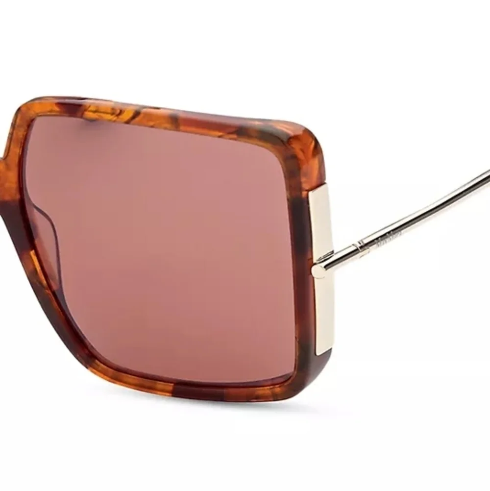 Max Mara MM0003/S 54E Oversized Square Sunglasses Tortoise Gradient NWT